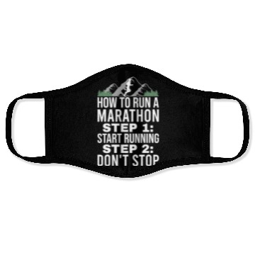 Discover How To Run Marathon - Marathon Racer Face Masks