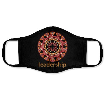 Discover Leadership Mandala Design Face Masks