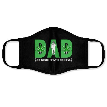 Discover Dad The Smoker The Myth The Legend Gift for Daddy Face Masks