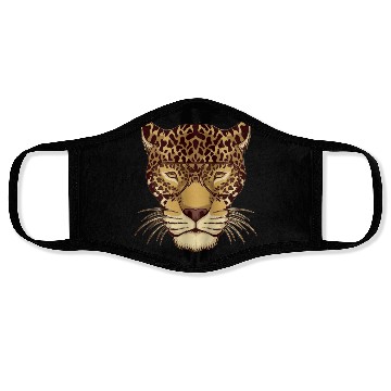 Discover Leopard Punk Style Face Masks