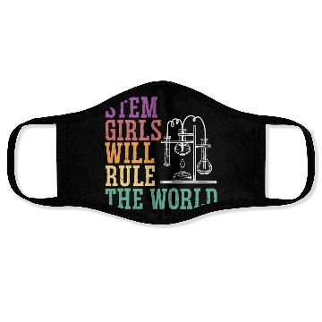 Discover STEM Girls Will Rule The World Engineering Science Face Masks