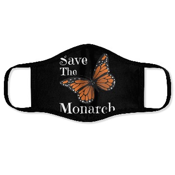 Discover Butterfly Save The Monarch Butterflies Pollinators Face Masks