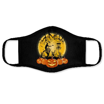 Discover Disc Golf Pumpkin Face Masks Halloween