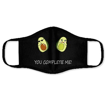Discover You complete me! Avocado love! Face Masks