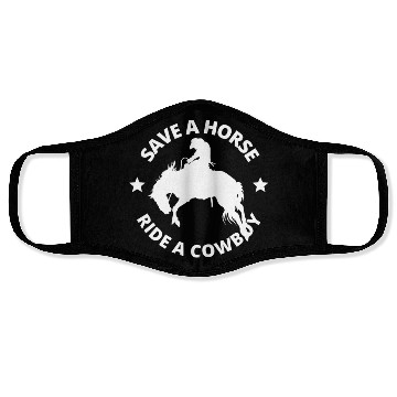 Discover horse cowboy Face Masks
