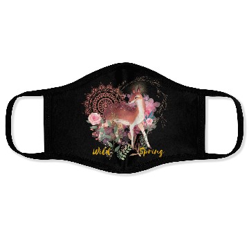 Discover Sweet Deer In Wild Spring - 9 Face Masks