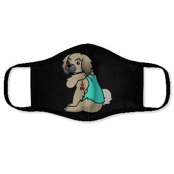 Discover I Love Dad Pekingese Face Masks