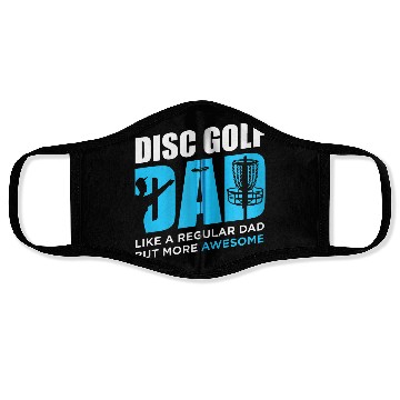 Discover Disc Golf Vintage Funny Disc Golfing Dad Lover Face Masks
