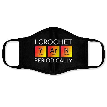 Discover I Crochet Yarn Periodically I Knitting Science Face Masks