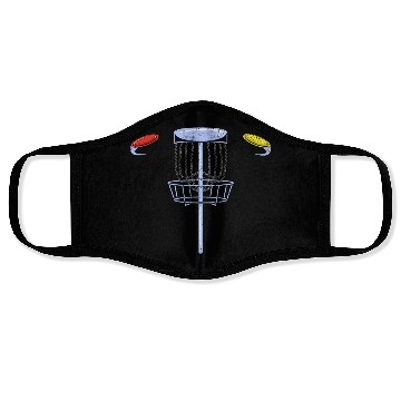Discover Disc Golf Disc Golfer Face Masks