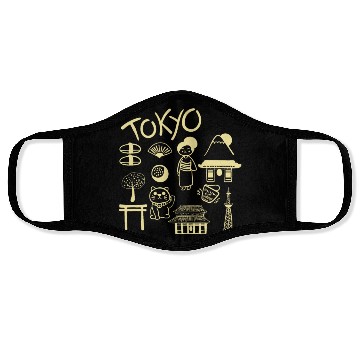 Discover Tokyo & More Tourist Gift Face Masks