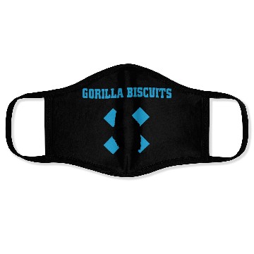 Discover Gorilla Punk Eat Biscuits Face Masks