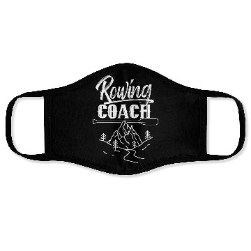 Discover Rowing Coach Sports Rower Row Crew Face Masks