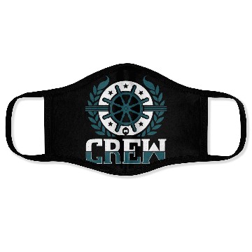Discover Crew Cruise Ship Sail Boating Ship Vacation Face Masks