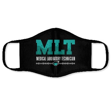 Discover Lab Tech MLT Medical Laboratory Technician Science Face Masks