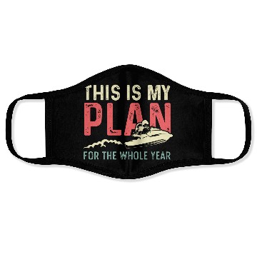 Discover Plan for Year Hobbyist Gift Face Masks