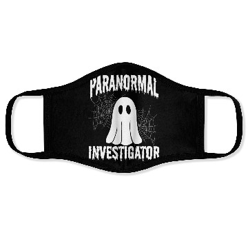 Discover Ghost Lover Paranormal Ghost Hunting Ghost Hunter Face Masks