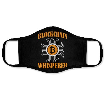 Discover Blockchain Whisperer Bitcoin Trading Face Masks
