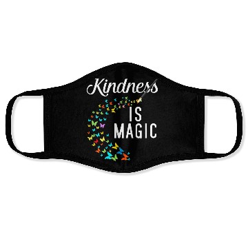 Discover Womens Kindness is Magic Butterflies Kind Teacher Face Masks