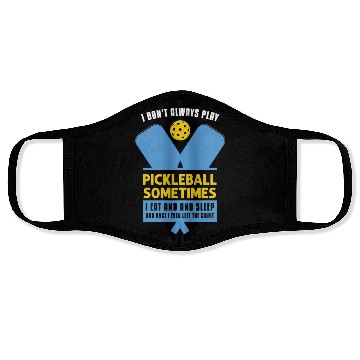 Discover Pickleball Lovers Funny Pickleball Face Masks