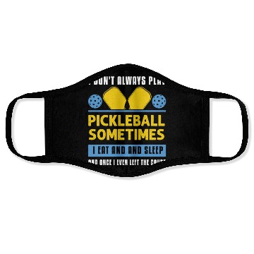 Discover Pickleball Lovers Funny Pickleball Face Masks