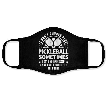 Discover Pickleball Lovers Funny Pickleball Face Masks