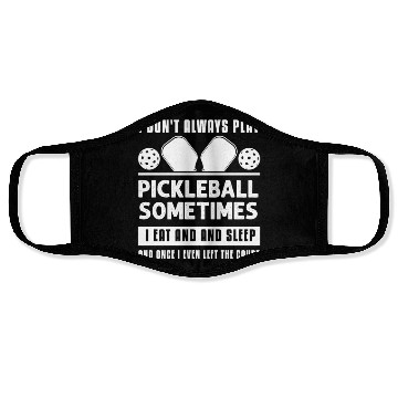 Discover Pickleball Lovers Funny Pickleball Face Masks