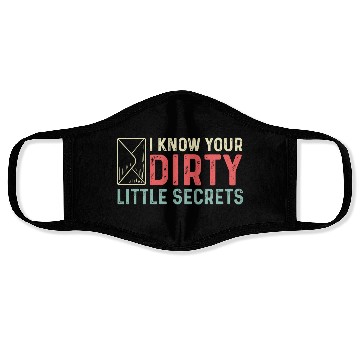Discover Little Dirty Secrets Joker Gift Face Masks