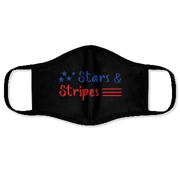 Discover Stars and Stripes Us Flag Face Masks