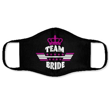 Discover Team bride wedding hen party bachelorette Party Face Masks