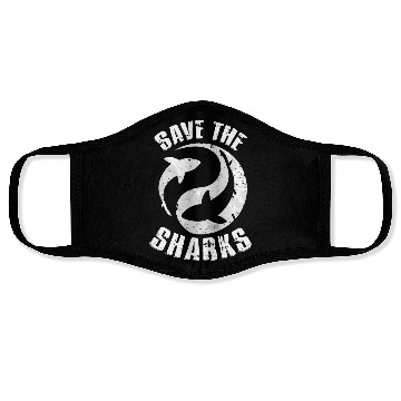 Discover Save The Sharks Protect Ocean Scuba Diving Face Masks
