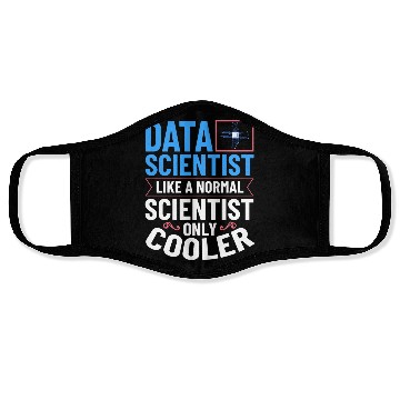 Discover Data Scientist Analyst Statistic Beginner Science Face Masks
