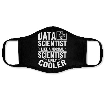 Discover Data Scientist Analyst Statistic Beginner Science Face Masks