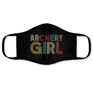 Discover Archery Bow Archer Girl Retro Face Masks