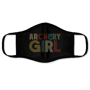 Discover Archery Bow Archer Girl Retro Face Masks