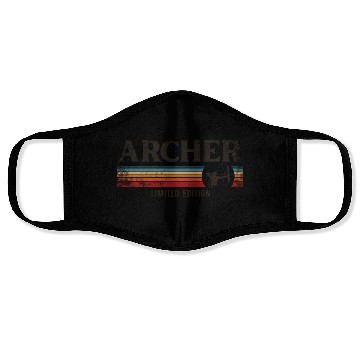 Discover Archery Bow Archer Retro Vintage Face Masks