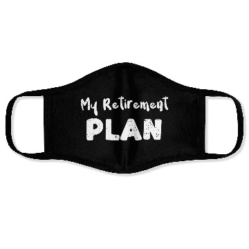 Discover My Retirement Plan - Guitar Face Masks