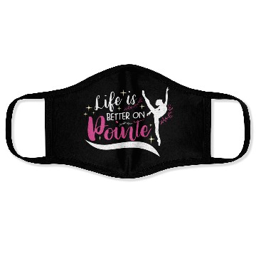 Discover Ballet Ballerina Dance Dancer Dancing Ballet Gift Face Masks