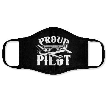 Discover Proud Pilot Small Airplane Private Aircraft Face Masks
