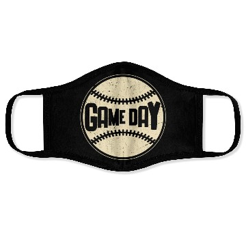 Discover Baseball Game Day Sport Lover Face Masks