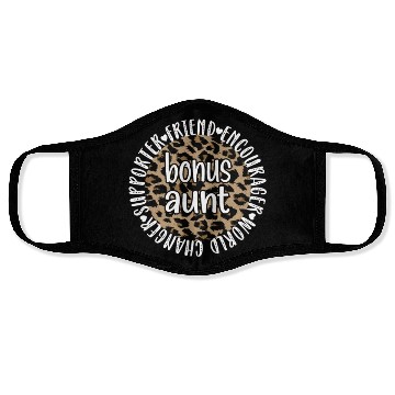 Discover Bonus Aunt Bonus Auntie Step Aunt Appreciation Face Masks