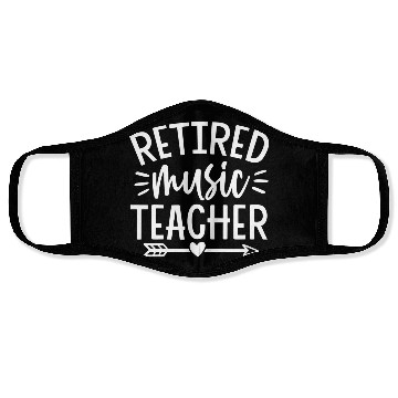 Discover Retired Music Teacher Face Masks
