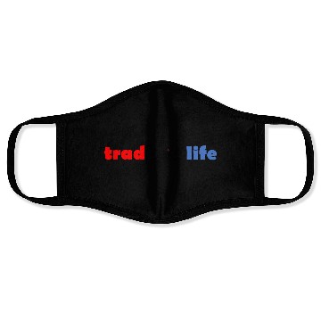 Discover tradbowlife logo - 'bow' clear and outlined Face Masks