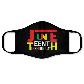 Discover Juneteenth Black History Day Pride Gift Face Masks