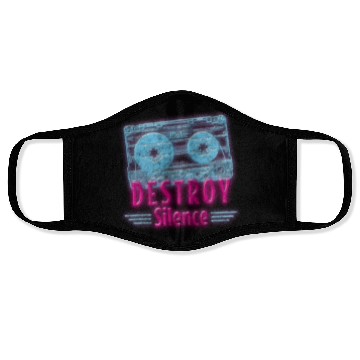Discover Retro Disco Nerd Old School Face Masks