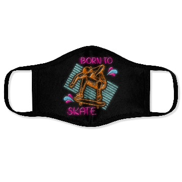 Discover Neon Old School Face Masks