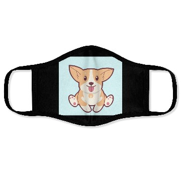 Discover Corgi 1 Face Masks