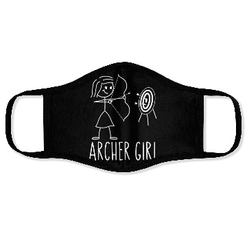 Discover Archery Bow Archer Girl Vintage Face Masks