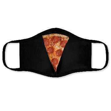 Discover Pepperoni NY Style Pizza Slice Face Masks