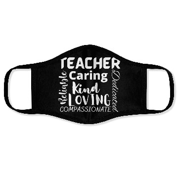 Discover Cute Teacher Design Face Masks